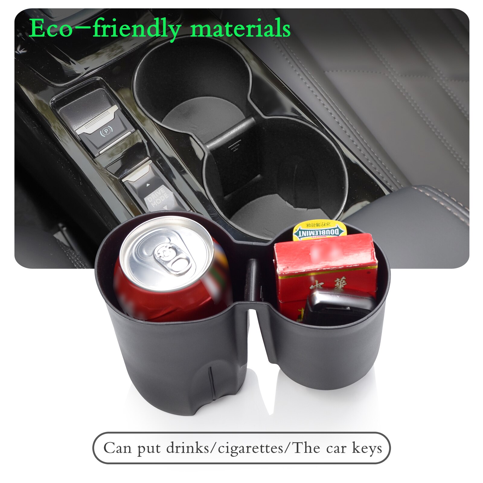 Porte-gobelet d&#39;eau de voiture, boîte de rangement pour Peugeot e 208 e-208 GT , étui de protection fixe pour bouteilles de boissons, accessoires