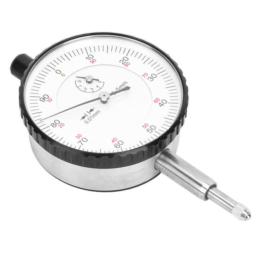 0-5mm Dial Gauge Indicators Shockproof 6Jewels MetricDial Indicator 0 01mm