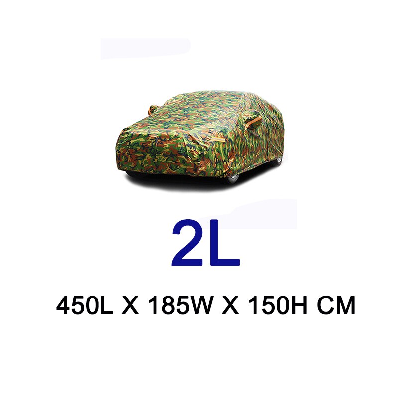 Kayme – housse de voiture de Camouflage étanche, couverture de Protection extérieure contre le soleil, la poussière, la pluie et la neige: 2L