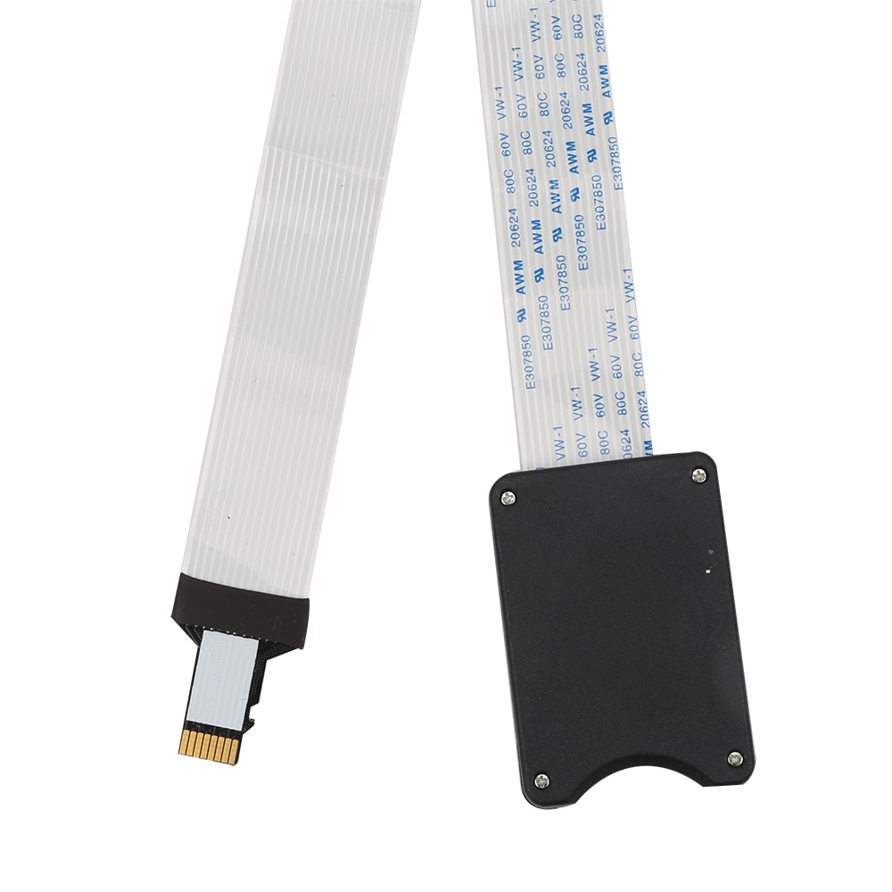 Micro SD To SD Card Extension Cable Adapter Flexible Extender SD for Monoprice Select 3D Printer/Raspberry Pi/GPS/TV