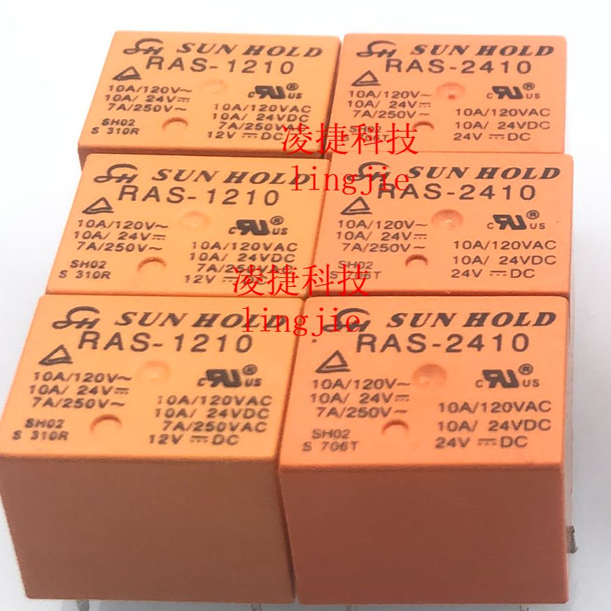 Ras -1210 ras -0510 -0915 -1215 ras -2410 -2415 relæ 1 stk. 12 vdc 24 vdc 5 vdc