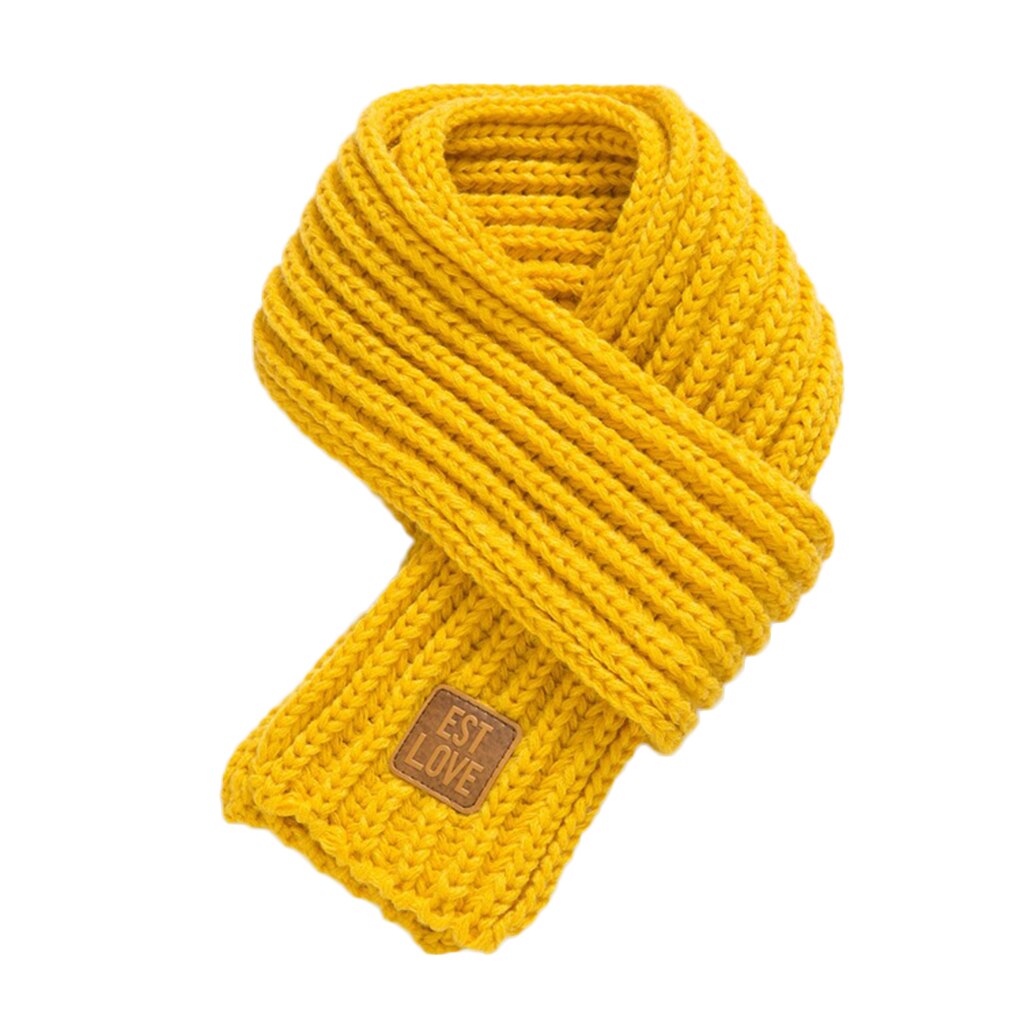 Bufanda tejida de invierno para niños y niñas, bufanda para bebés con pompón y cuello cálido, bufandas tejidas con cuello de lana: NO.7