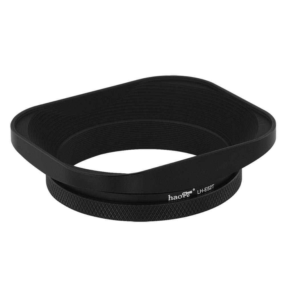 Haoge Zonnekap Voor 52Mm Canon Nikon Sony Leica Voigtlander Nikkor Panasonic Olympus Lens En Andere Lens Met 52mm Filter Draad