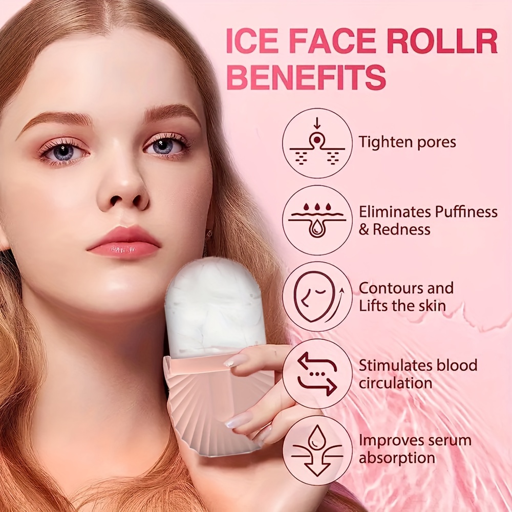 Eis Gesicht Rolle Eiswürfel Schönheit Massage Silikon Eis bilden Für Augen Schwellungen Eis Gesichts Rolle Schrumpfen Poren