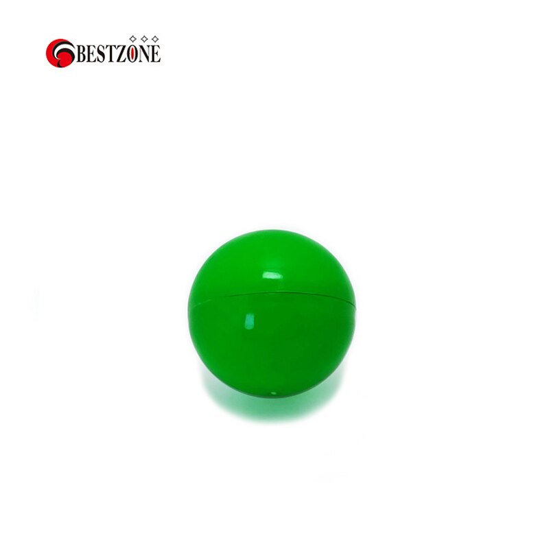 Capsules rondes en plastique PP, 100 pièces/lot, 50MM, environ 2 pouces, jouet, boule Surprise vide, peut ouvrir les enfants, pour distributeur automatique: green
