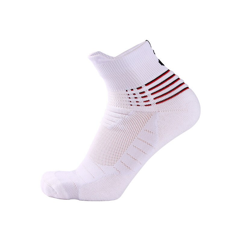 Miracle Foot Compression Sock Anti-Fatigue Plantar Fitness GYM Sports Sock For Men: White