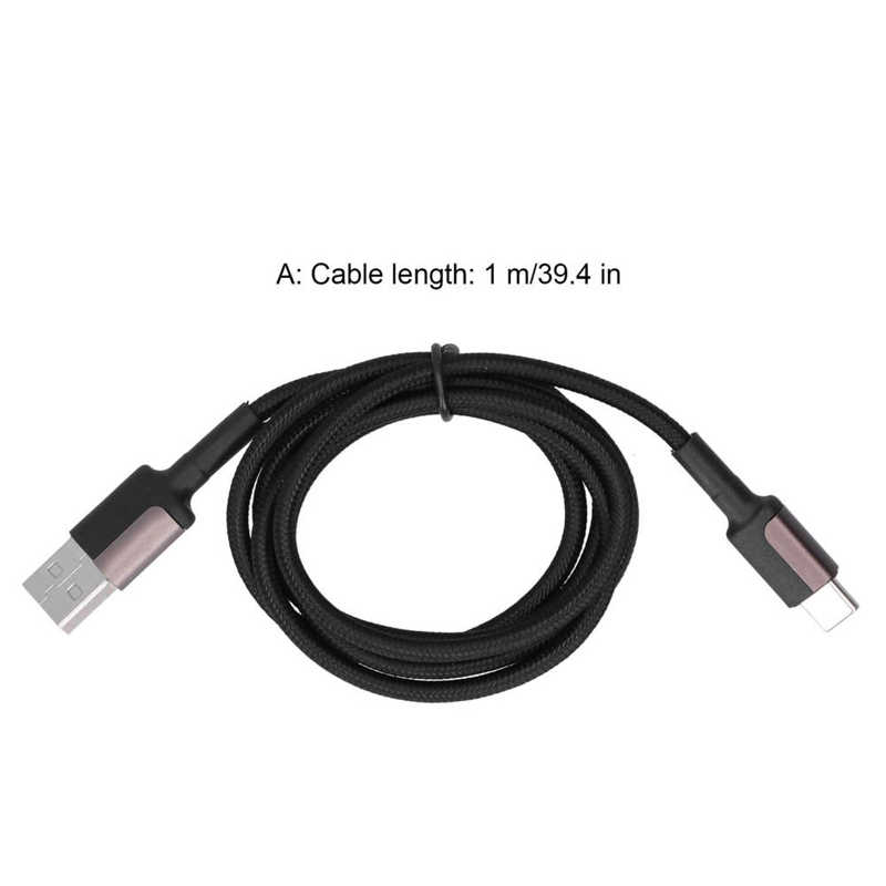 Type C Cable Fast Charging 3A USB Data Cable Aluminium Alloy USB-C Data Line charging cable