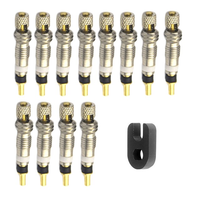 2/6/12pcs Presta valve bicycle tire bicycle tire valve core and valve core repair tool kit to replace bicycle tire valve core