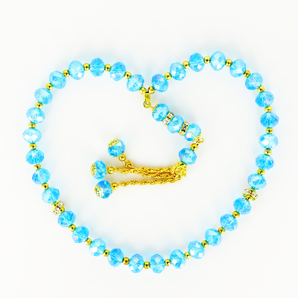 Tasbih perles de prière bracelet Islam musulman perle de prière Tasbeeh compteur Zikr chapelet perles Masbaha méditation Bracelets pour femme hommes: Violet