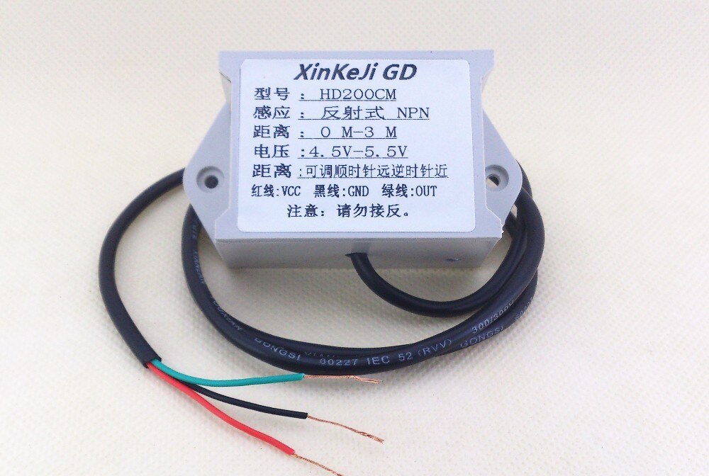 Foto-elektrische type sensor robot obstakel vermijden infrarood 3 meters reflex 2 meters Optische switch 200 CM