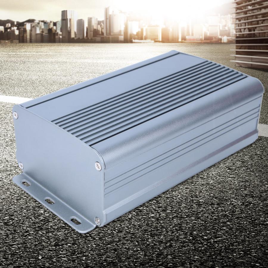 Vandtæt boks gør-det-selv elektronik projektboks aluminium køleboks strømforsyning kabinet 55 x 95 x 150mm hus elektronik
