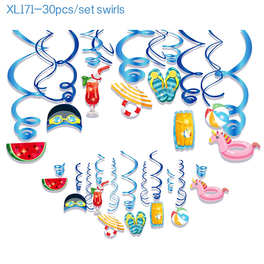 25 sztuk śmieszne hawaje letni basen owoce z okazji urodzin imprezowe papierowe foto budka rekwizyty dzieci Baby Shower dekoracje świąteczne: XL171