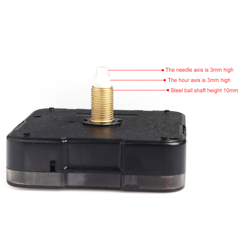 Hängande diy quartz klocka tyst väggklocka urverk kvarts reparation urverk klockmekanism del med nålar heminredning