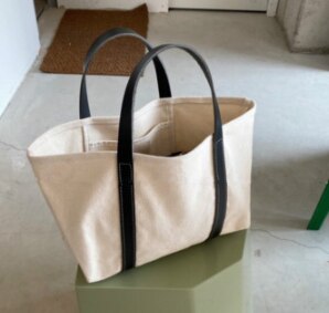 Dames handtas canvas schoudertas grote tote schattige vintage populaire tas winkelen g -5985: Klein formaat