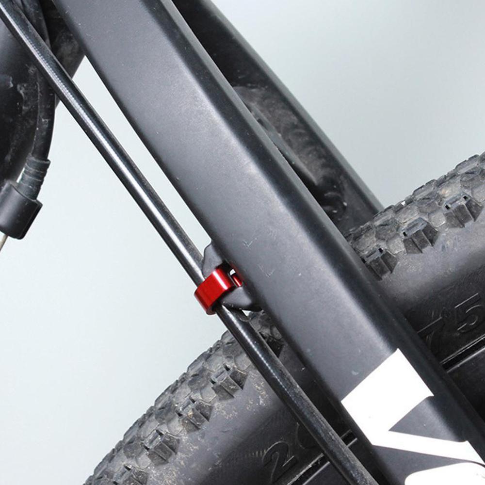 10 kpl mtb-pyörän polkupyörän runko u-solki jarrukaapelin koteloon letkuputki vaihteiston kaapeliohjaimet painike kiinteät letkupidikkeet