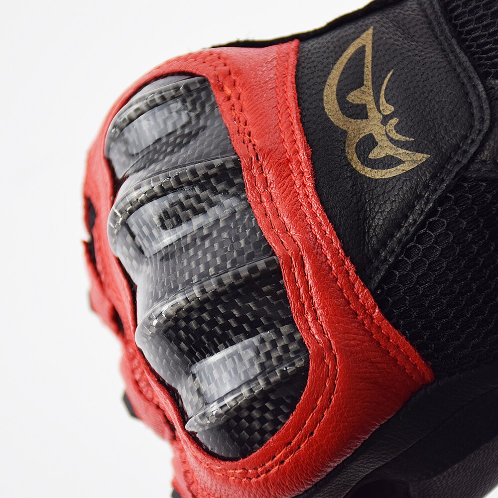 BERIK – gants de Moto en cuir pour hommes, classiques rétro, gants de protection en coque de carbone, gants de Motocross