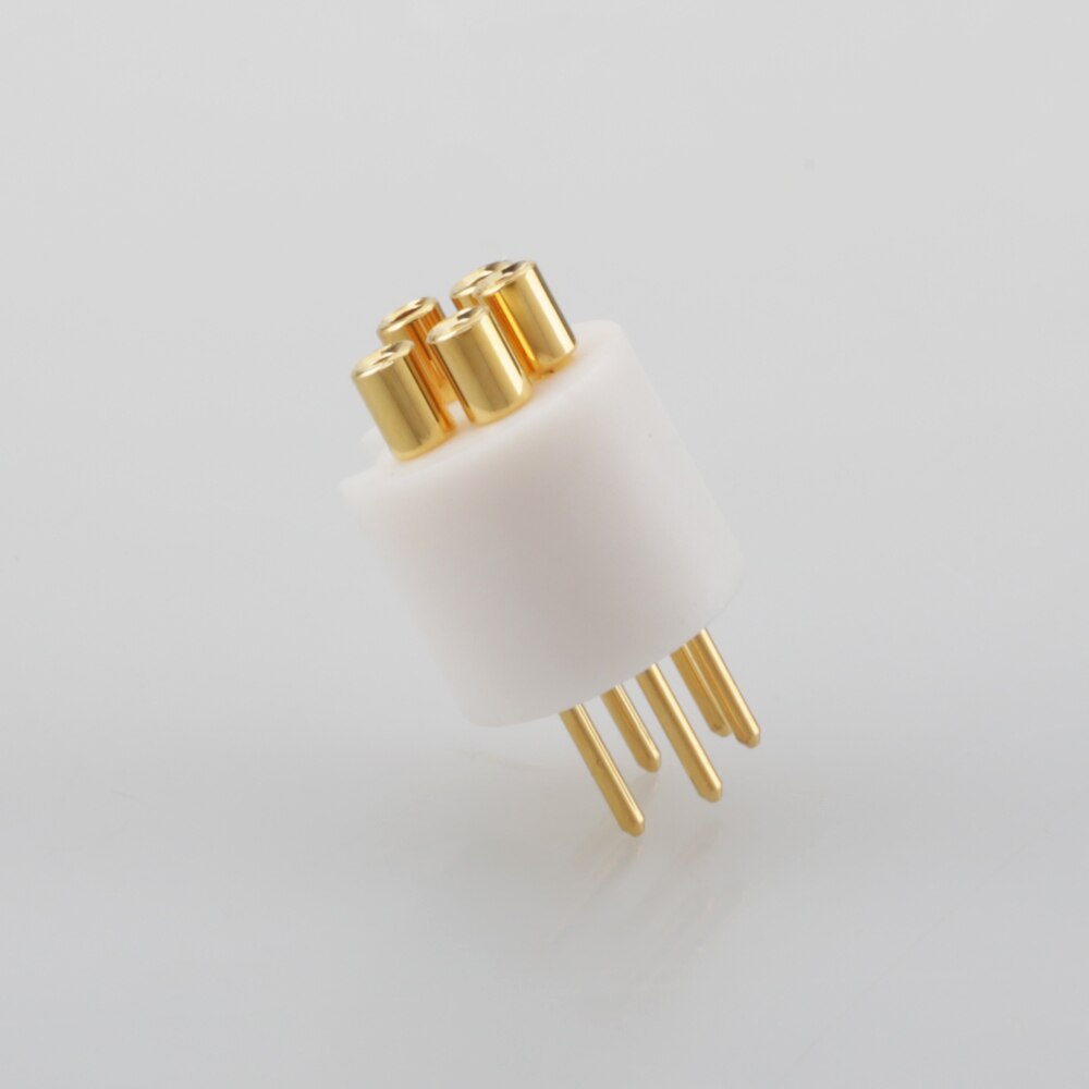 Viborg LP107G spina in rame puro M din placcato in oro, connettore din maschio a 5 spillo per braccio giradischi per REGA LINN ROKSAN progetto adornare