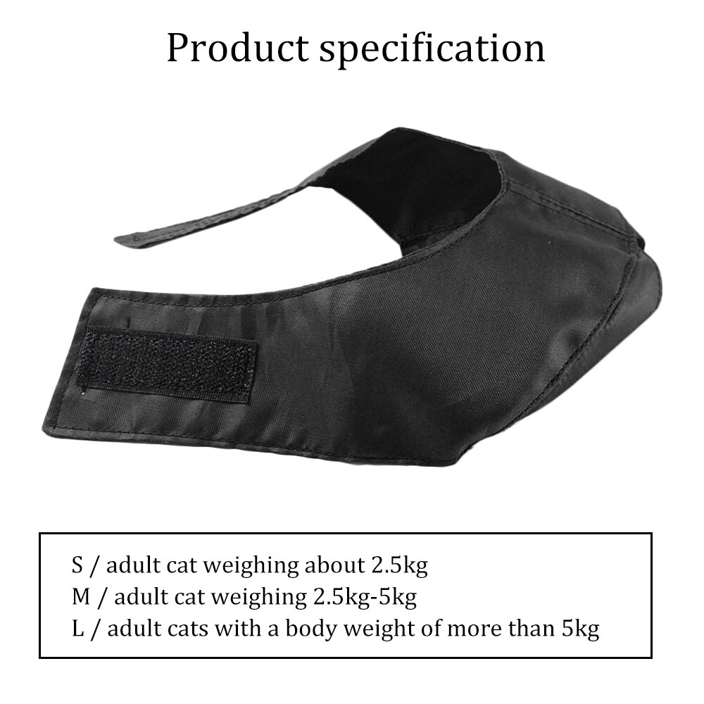 1pc kat næse badebeskyttelse nylon maske killing rejseværktøj let bekvem badning mundkurve anti bid kattepleje tilbehør