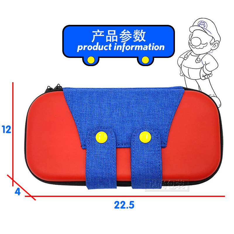 Switch Lite Mini Nintend Accessories Travel Carrying Bag NS Bag Case & Thumbsticks Grips Cap for NS for Switch Lite Crystal Film