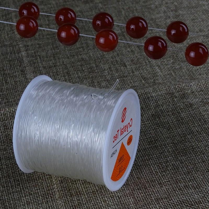Transparent Stretch Elastic Spool Rope Cord Crystal Thread String DIY Handmade Jewelry Making Beading Bracelet Fishing Wire 100M