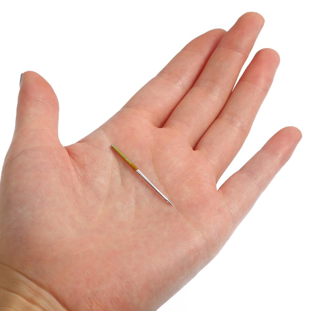 10 unidades/lote de tela elástica de , agujas para saltar, tela elástica, accesorios para máquinas de coser, herramientas de costura