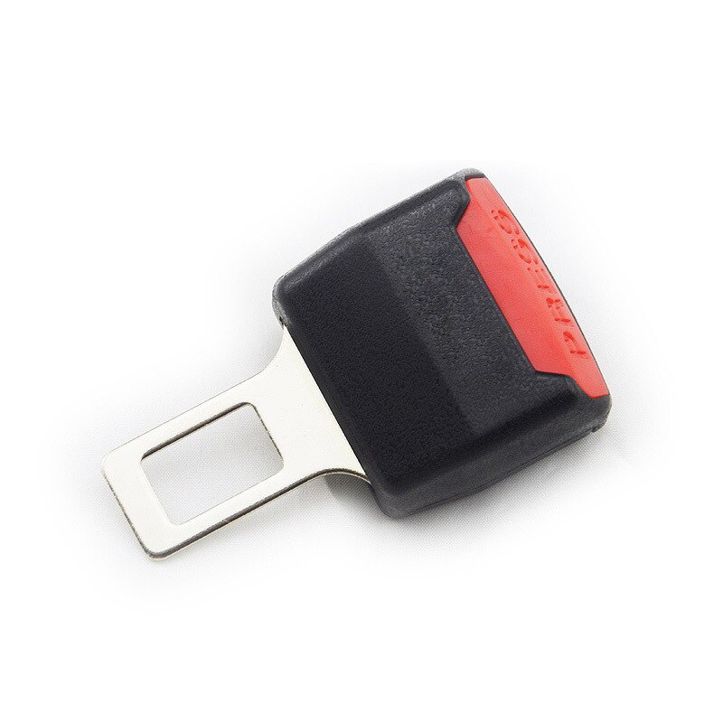 2 Color 1 Pc Car Seat Belt Clip Extender Safety Seatbelt Lock Buckle Plug Thick Insert Socket Black / Grey: black