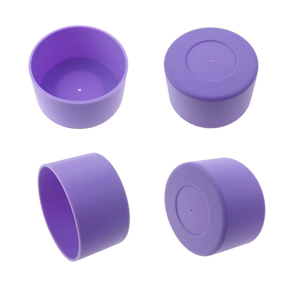 5.5cm Water Cup Mat Silicone Thermos Coasters 55mm Cup Bottom Ring Wear Resistant Shatter Resistant Bottom Cover Coaster