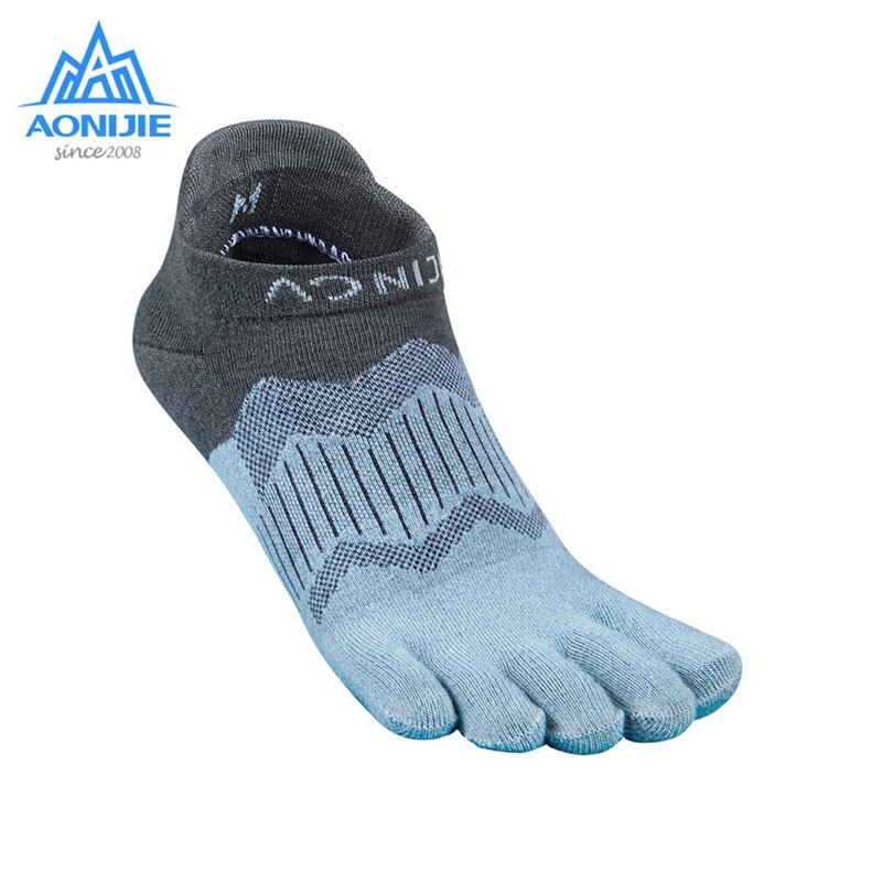 AONIJIE 2 Pairs Außen Socken Schnell Trocknend Fünf Kappe Socken Tragbare Toesocks Für Camping Wandern Trail Running Jogging E4810 E4806
