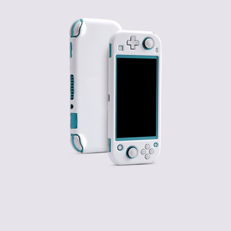 Gradient Color Protective Shell For Nintendo Switch Lite PC Hard Cover Shell NS Lite Game Console Case Switch Lite Accessories: White