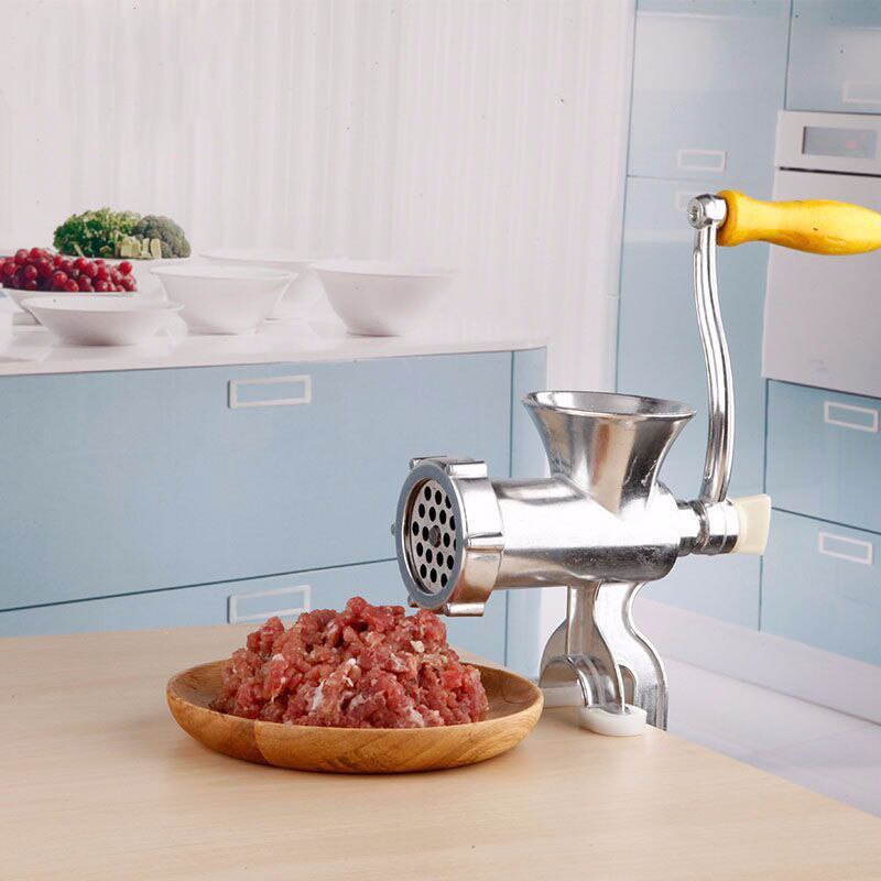 manual meat grinder and sausage maker stuffer stand mixer kitchenaid stainless steel mincer machine for home use