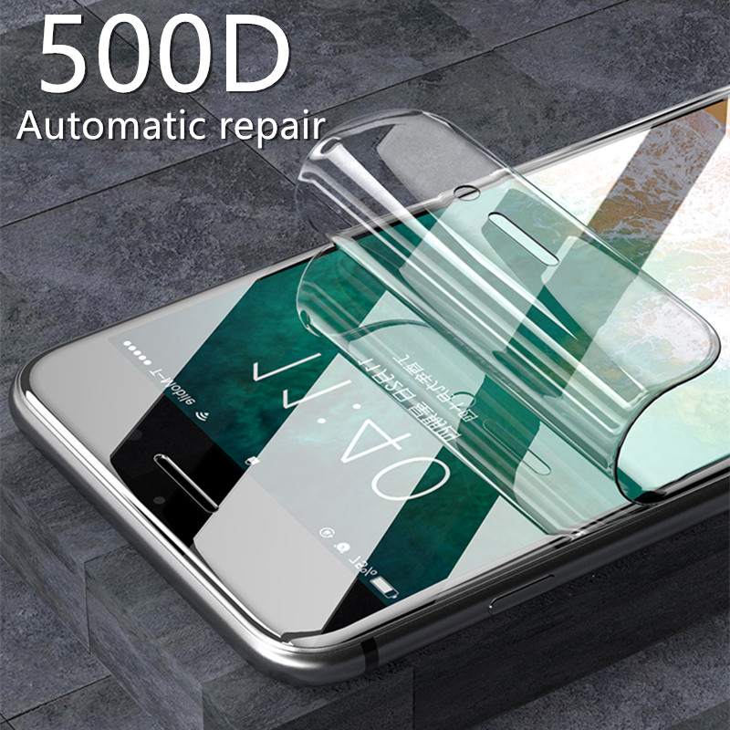 500D Niet Glas Hydrogel Film Voor iPhone 7 8 Plus 6 6s Plus Screen Protector iPhone X XS XR XS Max 11 Pro 5S Zachte Beschermende Film