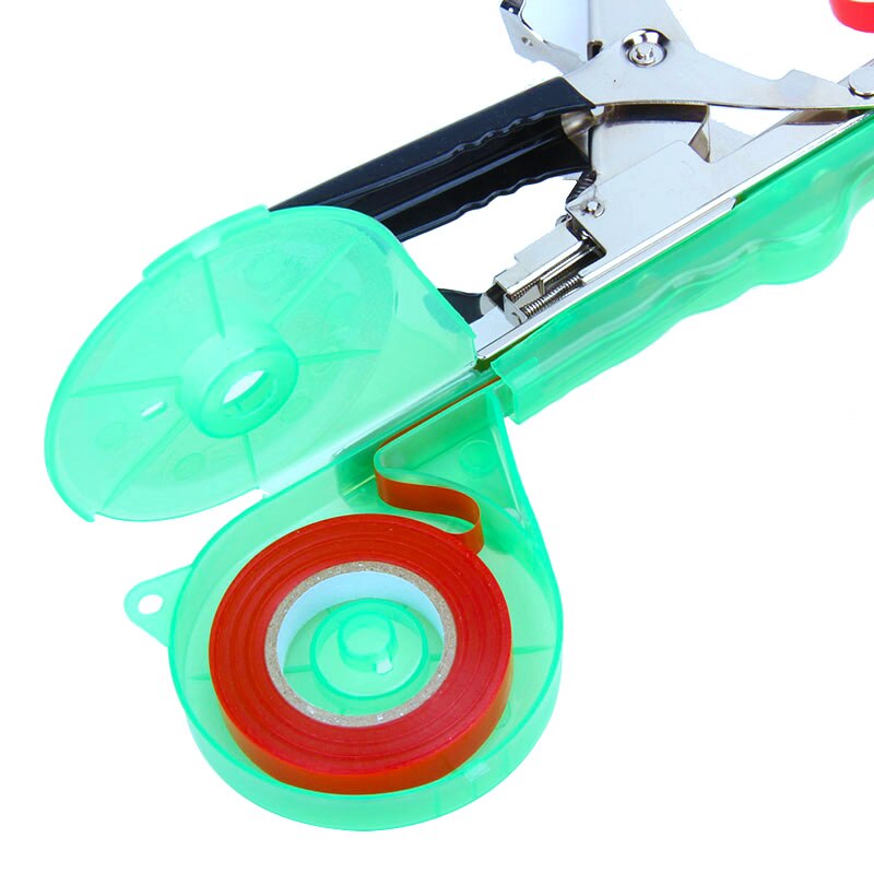 Koppelverkoop Machine Plant Tuin Plant Bundel Tapetool Tapener Met 12 Rolls Van Tape, Gebruikt Voor Groenten, Druiven, tomaten, Komkommers