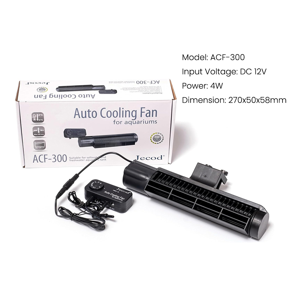 ACF-Serie Aquarium-Lüfter, leiser dreistufiger Schalter, automatische Thermostatsteuerung, Marine-Aquarium-Kühler: M / Grün