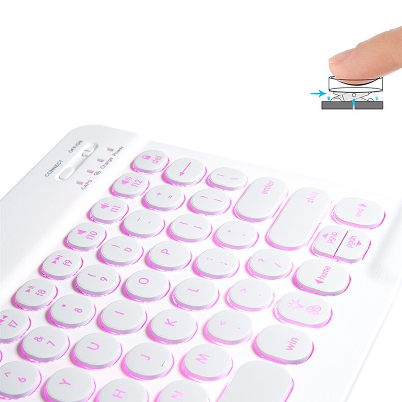 Mini Rechargeable Wireless Backlit Keyboard for iPad Mini 2021 Mini6 Mini 6 8.3 inch Teclado Russian Spanish Korean Keyboard