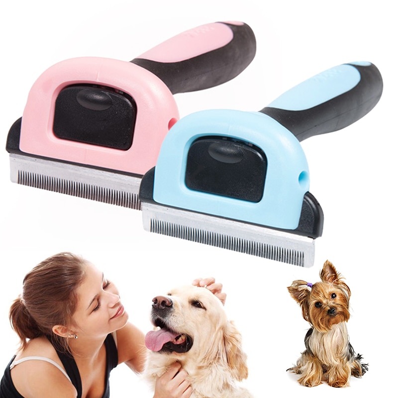 Hond Kat Grooming Brush Hond Haar Remover Kat Borstel Afneembare Clipper Attachment Pet Hair Remover Brush Furminator Hond