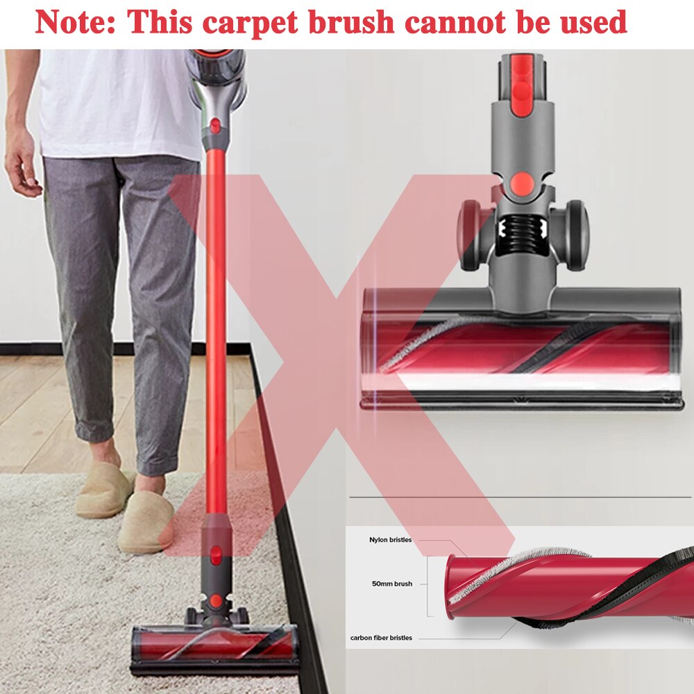 Filtre pour Xiaomi Mijia SCWXCQ01RR Roborock H6 aspirateur sans fil portable remplacement rouleau brosses brosse de sol