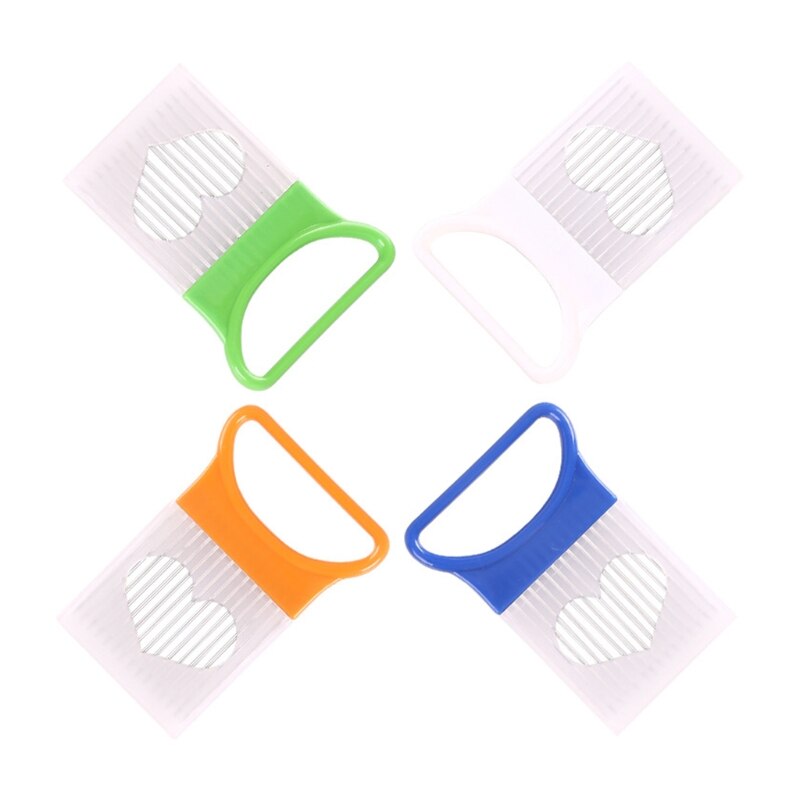 Multipurpose Ui Slicer Tool Met Bescherming Cover Assistent Snijden Ui Insert Apparaat Handleiding Groente Chopper Snijden T8NE