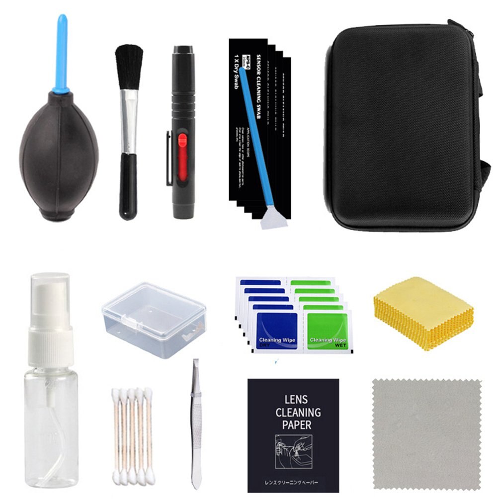 29pc/set Portable Camera Cleaner Kit DSLR Lens Digital Camera Sensor Cleaning Kit DV Camera Clean Set