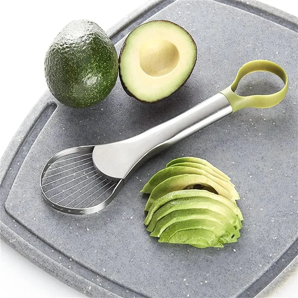 Heißes Avocado-Messer, kleines Werkzeug, Rinde-Avocado-Schäler und -schneider, effizientes Küchenwerkzeug, Spülmaschinen-Sicherheitswerkzeug für Avocado-Salat