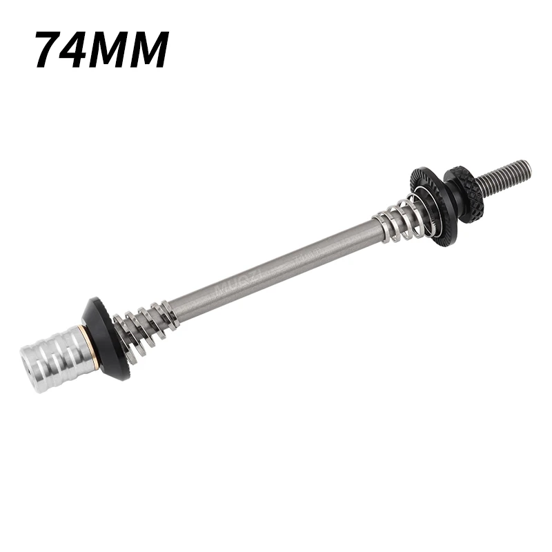 MUQZI Titanium Quick Release Skewers 74mm 85mm 100mm 130-135mm MTB Road Bicycle Quick Release Titanium Alloy Axle QR Skewer: Burgundy