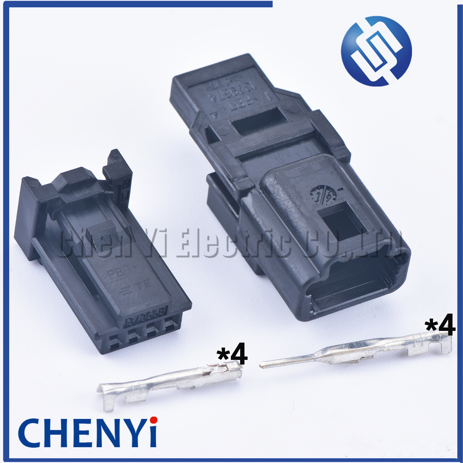 1/5/10 4 Pin female male Automotive Connectors 1379658 CONN PLUG HSG shell sheath 1379658-1 1379674-1 with terminals