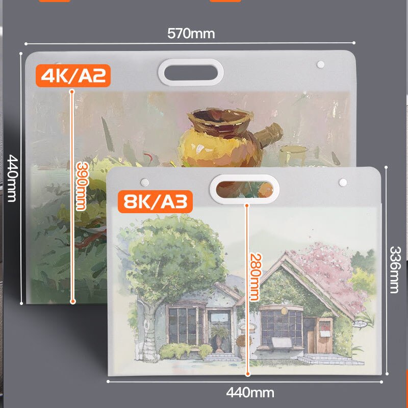 Drawing Paper Drawing Bag Storage Works Favorites Children's Drawing Storage Bag Painting Drawings Art Album