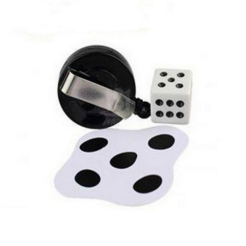 1 Pcs Beate Een Dice Flat Goocheltruc Platte Dobbelstenen Magic Close-Up Dobbelstenen Magic Props Mini Magic props Speelgoed Leuk Speelgoed 81478