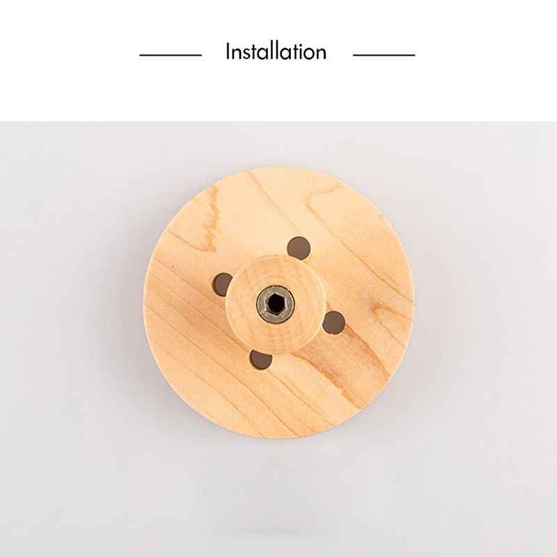 Huishoudelijke Muur Gemonteerde Massief Houten Decoratieve Haken, Eenvoudige Slaapkamer Muur Kapstok, Houten Creatieve Kleding Opberghaken