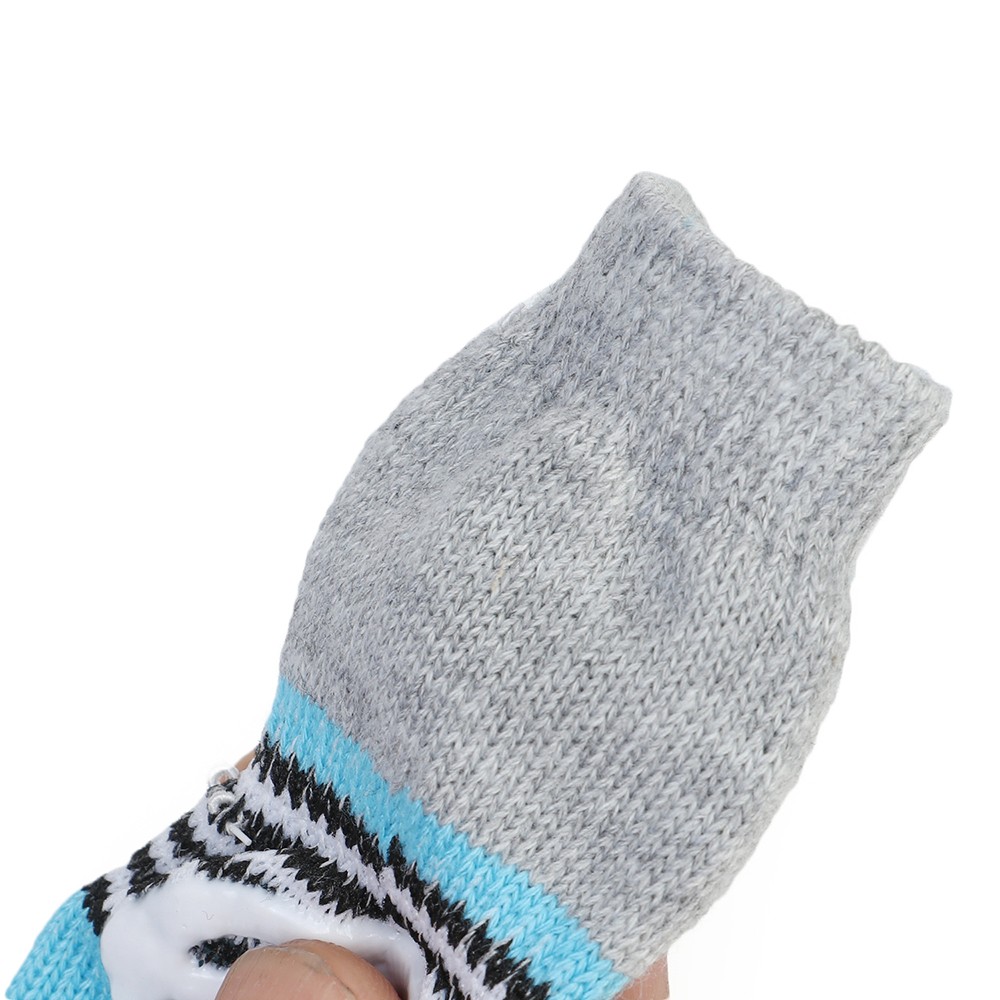 Honden Kat Schoenen Anti-Slip Gebreide Sokken Hond Sokken Dikke Warme Poot Protector Hond Sokken Booties Huisdier Accessoires voor Puppy Kitten