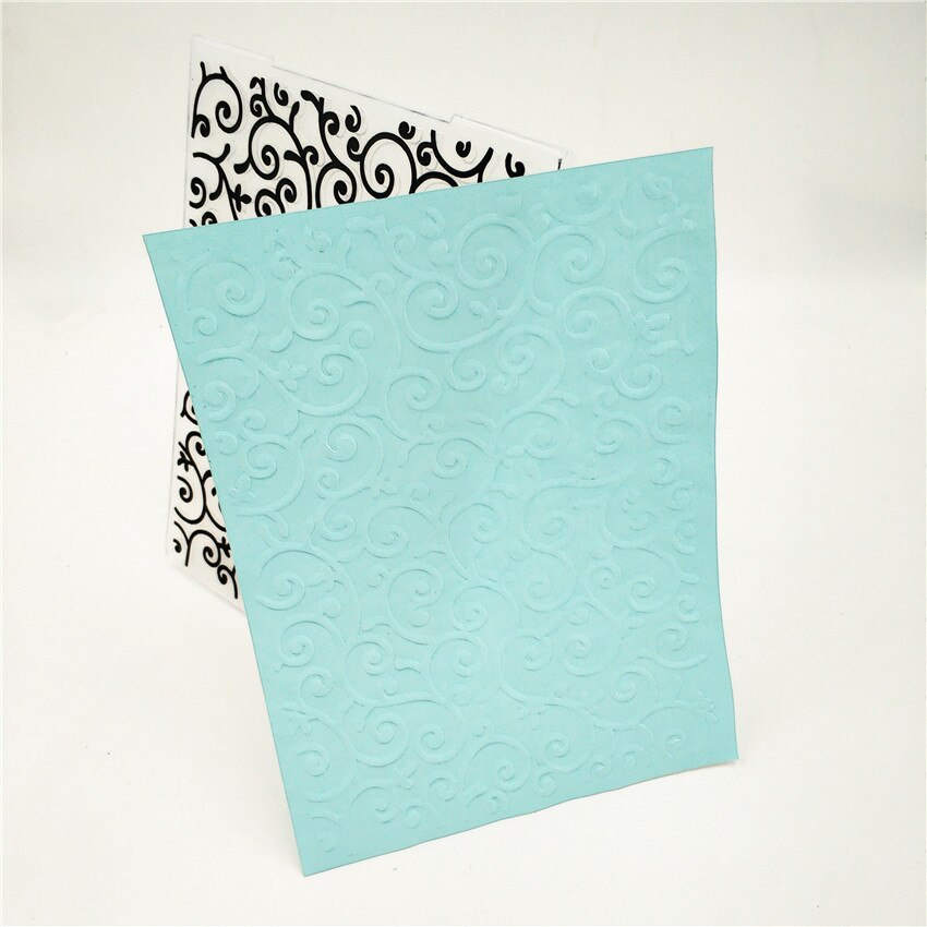 10.5x14.5cm vines Embossing folders Plastic bump Scrapbooking DIY Template Fondant indentation Cake Photo Album Card Make