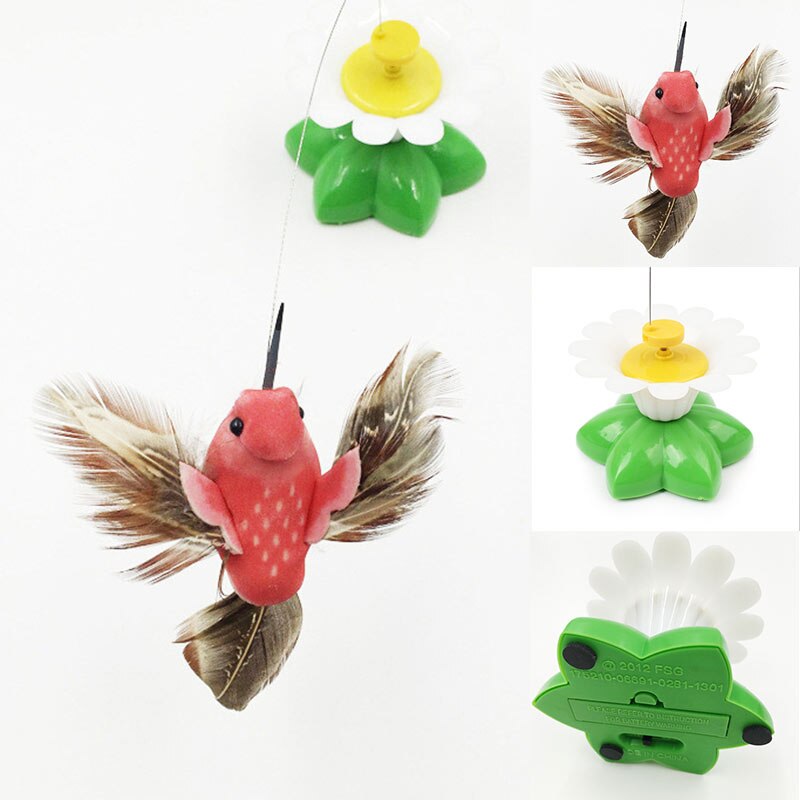 Electric Funny cat random Rotating Bird pet toy Play Butterfly Kitten Teaser Cat Rod Wire Toy For Pet Cat: 3