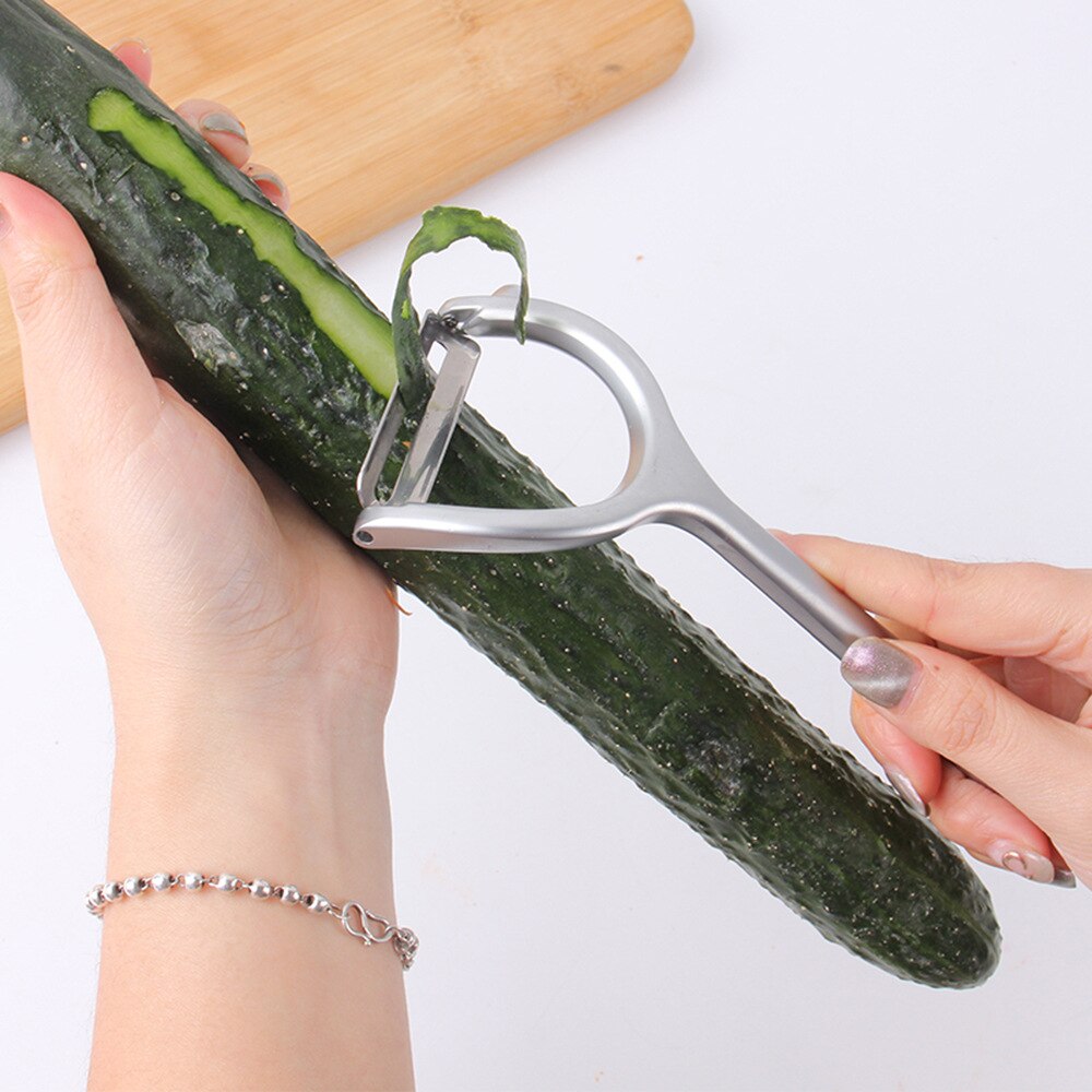 PROPOG Dunschiller Tupper, Aardappelschiller met gekarteld lemmet Multifunctionele Groenteschiller van roestvrij staal Universele Schiller Komkommerschiller Aspergeschiller Wortelschiller - Zwart