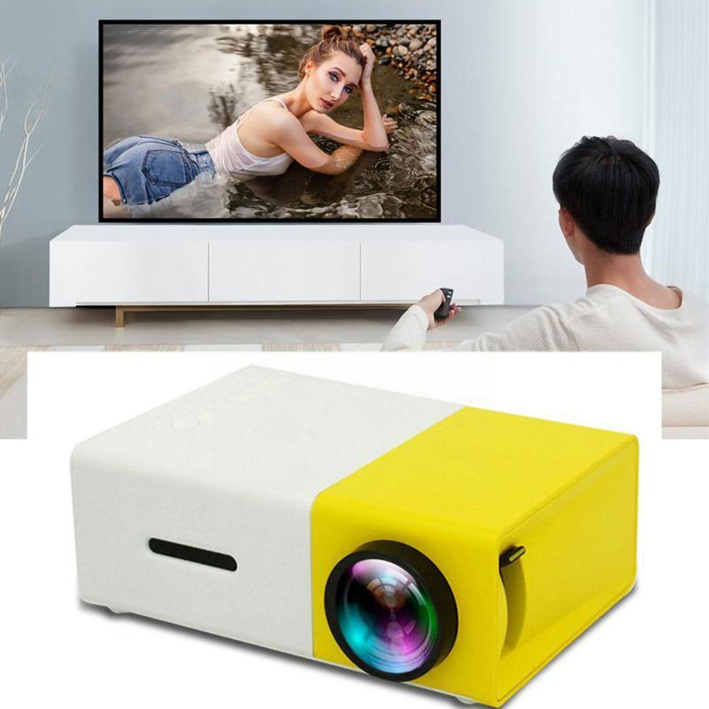 Thuis Mini Projector Yg300 Led Projector Draagbare 1080P Media Video Player Home Ondersteunt Usb Audio X4i6