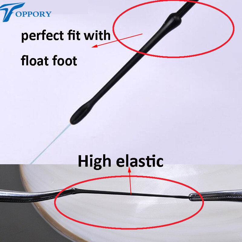 Toppory 4 Zakken/partij 4 Maten Rubber Float Connector Vissen Bobber Voet Zetel Houder Hera Herabuna Visgerei Accessoires